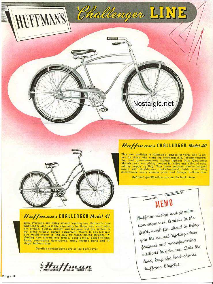 1941 Huffman Catalog Picture 6 Dave's Vintage Bicycles